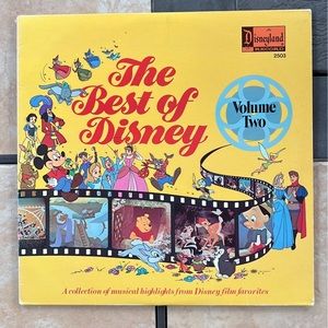Vintage The Best of Disney- Volume 2 Vinyl Record.